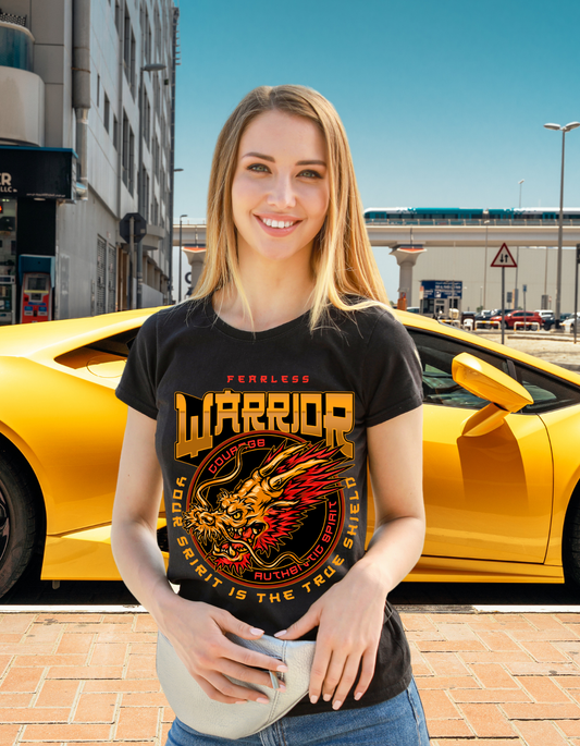 FEAR LESS WARRIOR - Unisex Cotton T-Shirt-Premium