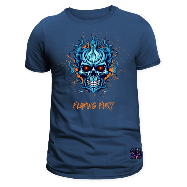 Men’s Cotton T-Shirt – Casual and Comfortable – Flaming