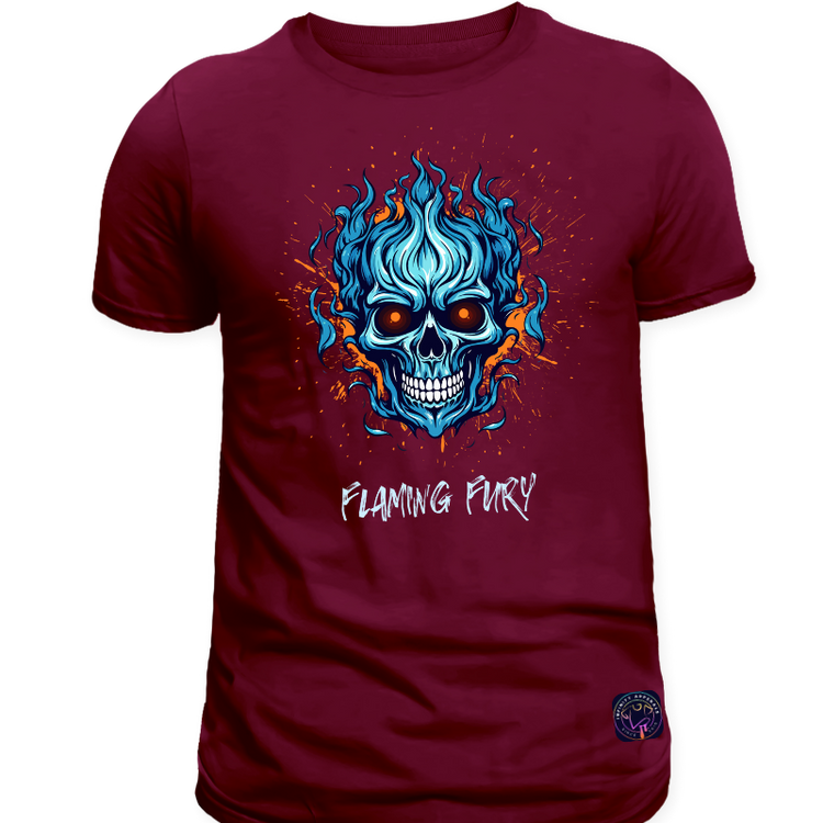 Men’s Cotton T-Shirt – Casual and Comfortable – Flaming