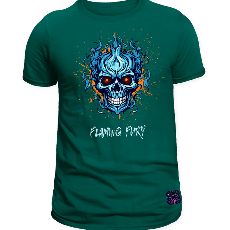 Men’s Cotton T-Shirt – Casual and Comfortable – Flaming