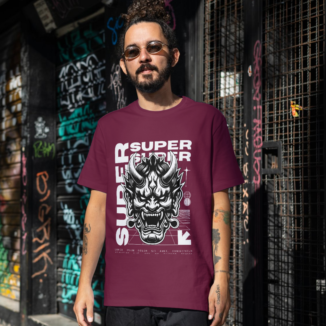 Men’s Cotton T-Shirt – Casual and Comfortable – SUPER