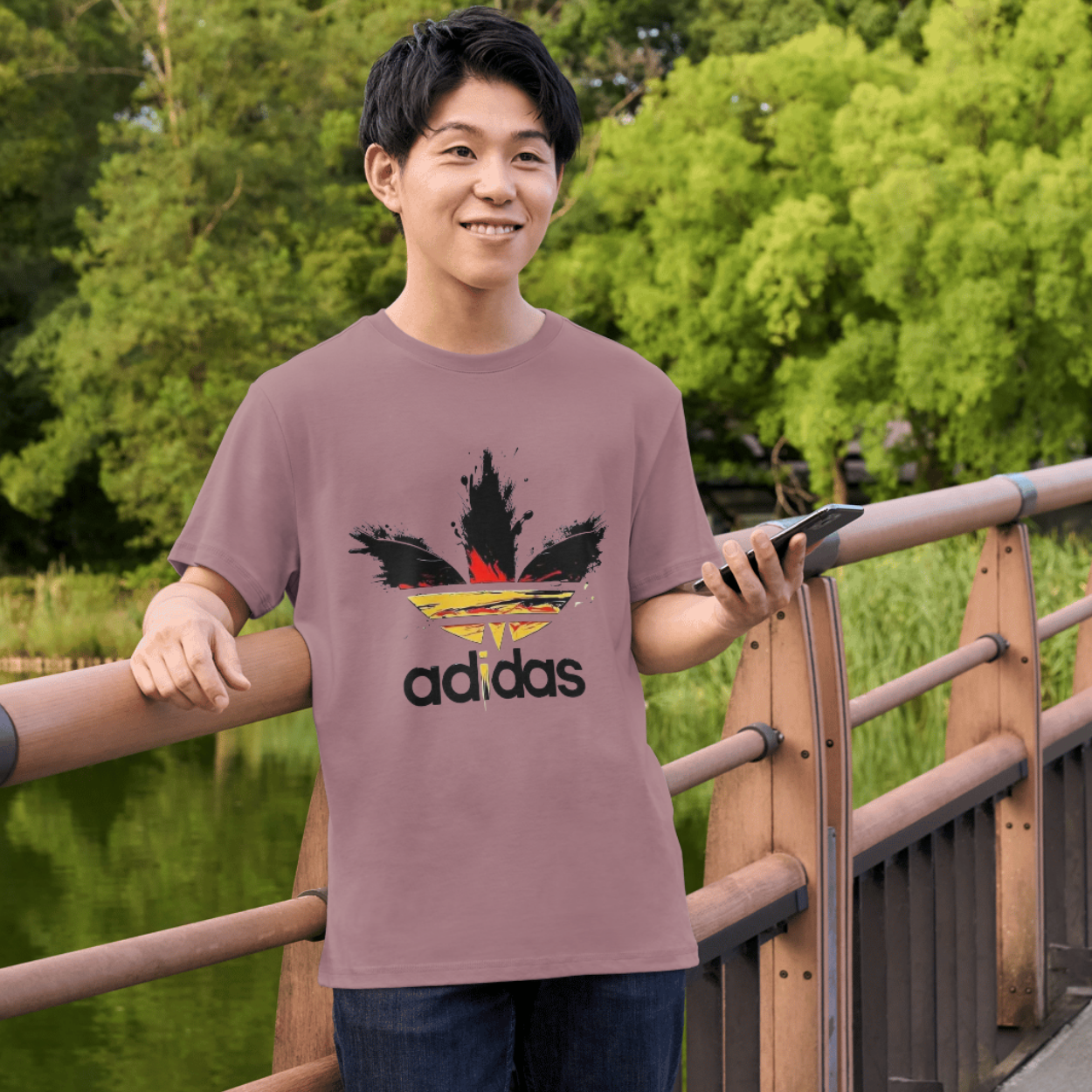 Men’s Cotton T-Shirt – Casual and Comfortable – ADDIDAS