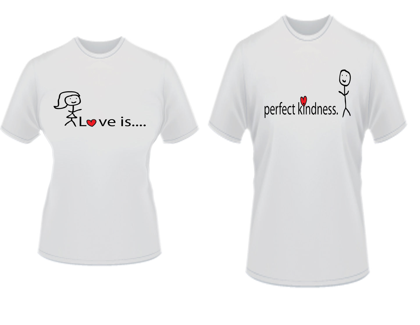 COUPLE KINDNESS - 100% Cotton T-Shirt-Premium