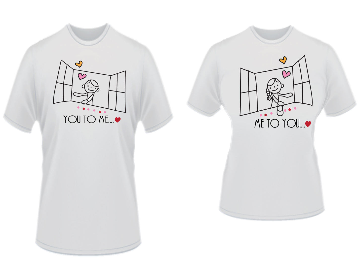 COUPLE YOU TO ME - 100% Cotton T-Shirt-Premium