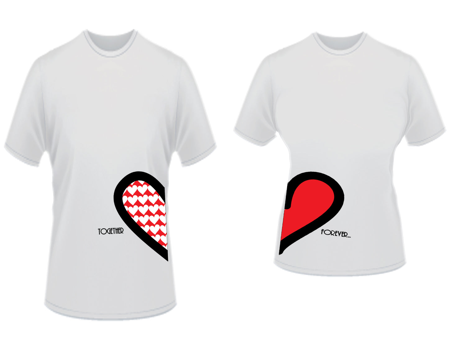 COUPLE FOREVER - 100% Cotton T-Shirt-Premium