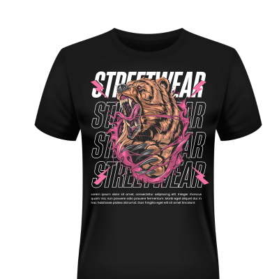 Men’s Cotton T-Shirt – Casual and Comfortable – Street Wear