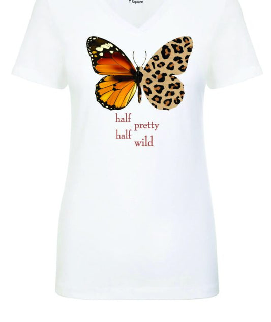 Half Pretty Half Wild Premium T-SHIRT
