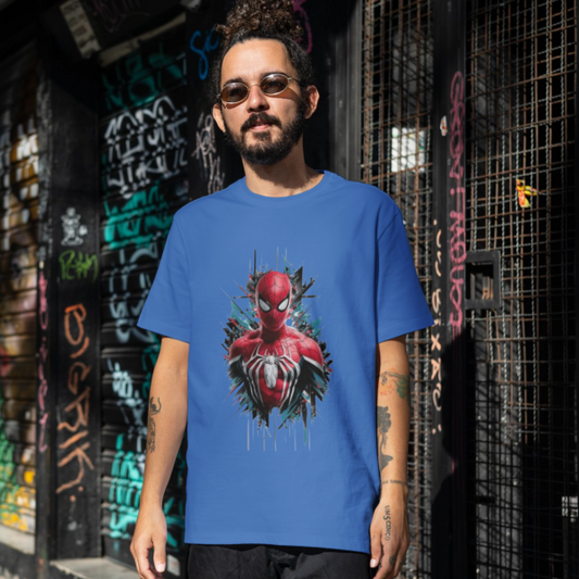 Men’s Cotton T-Shirt – Casual and Comfortable – SPIDER MAN
