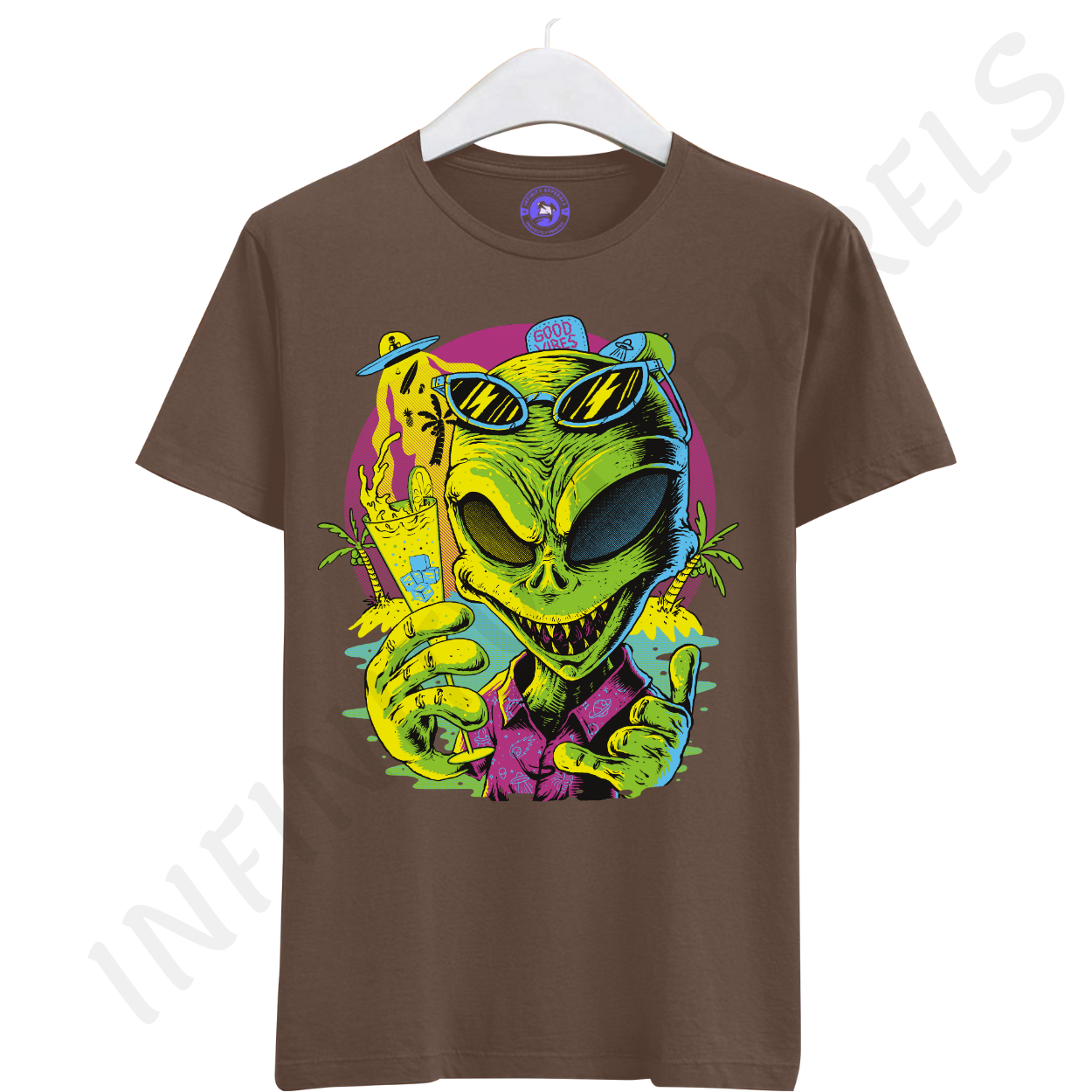 SKULL GRAFFITI - Men’s Cotton T-Shirt-Premium