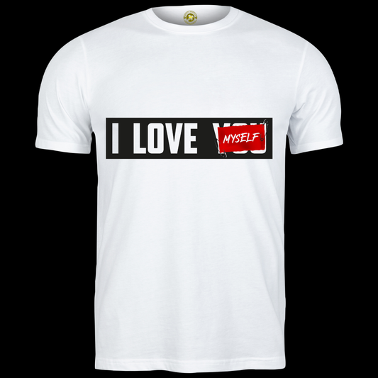 I LUV MYSELF - Unisex Cotton T-Shirt-Premium
