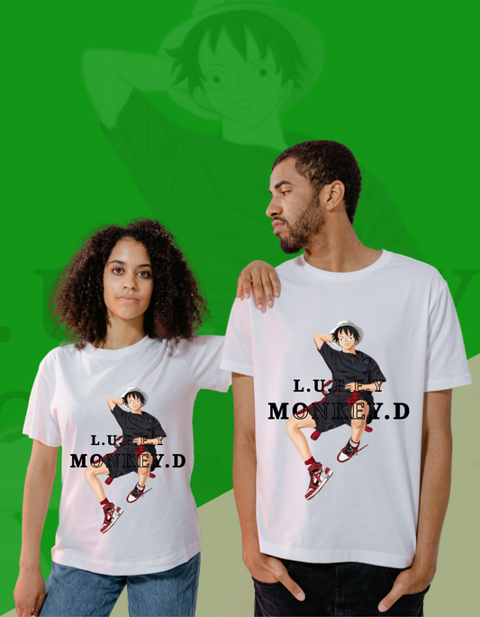 LUFFY  - Unisex Cotton T-Shirt-Premium