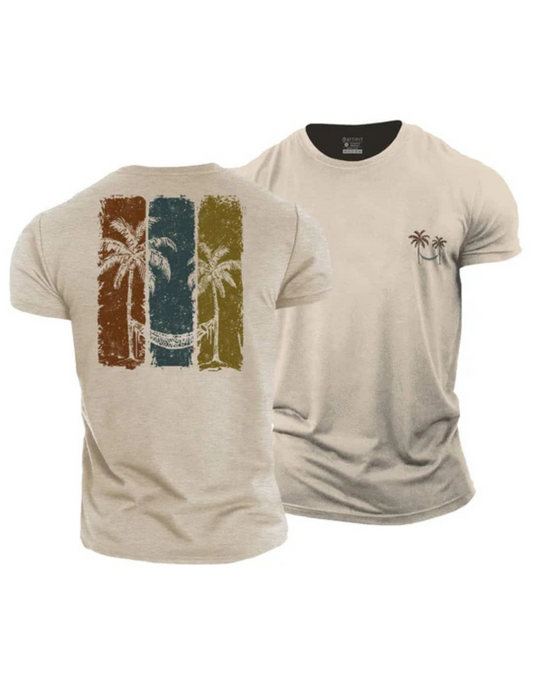 Men’s Smiley Palm Cotton T-Shirt