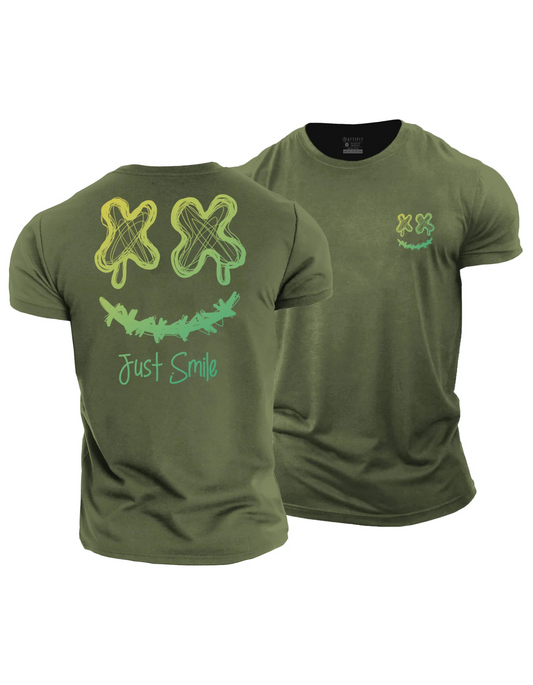 Men’s Just Smile Cotton T-Shirt