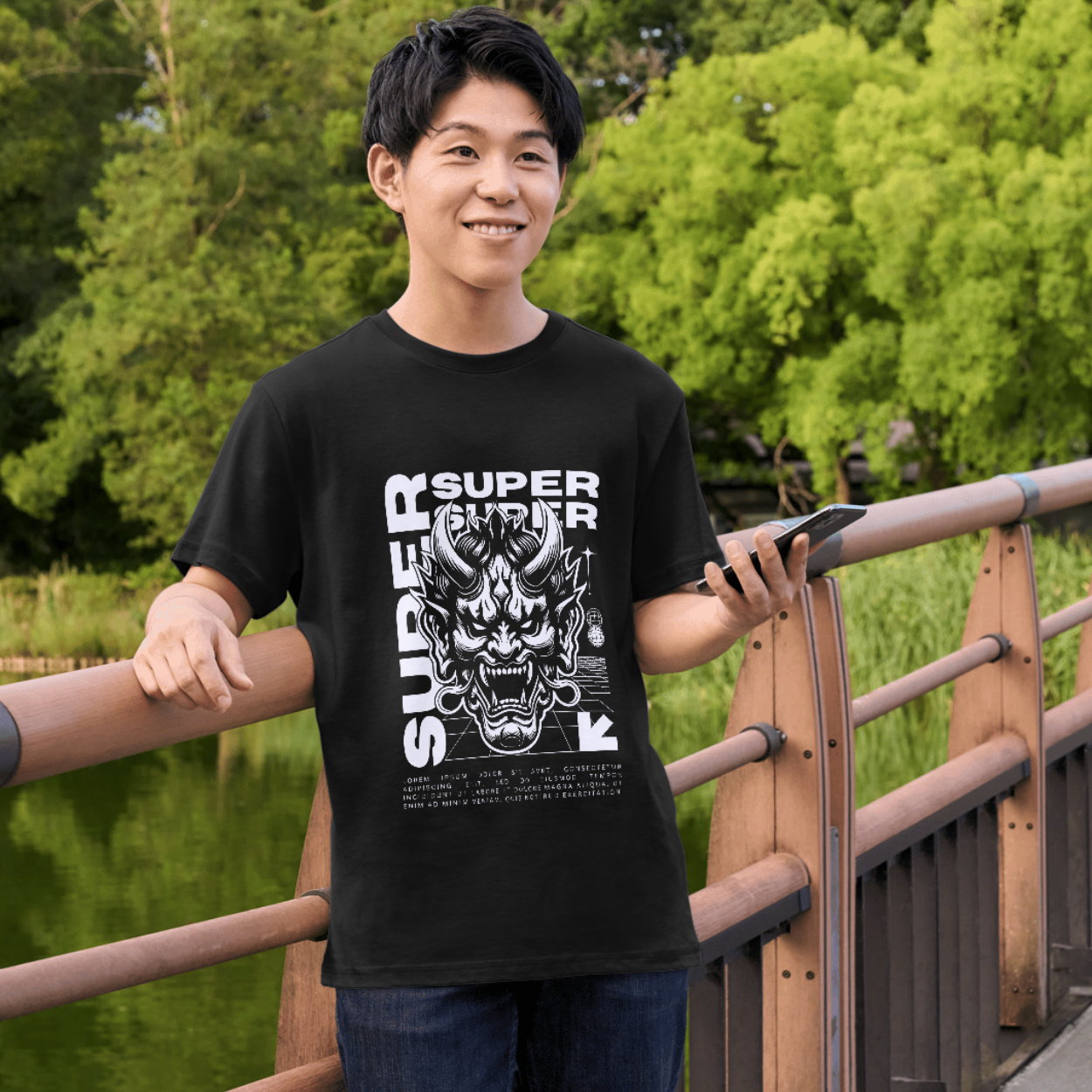 Men’s Cotton T-Shirt – Casual and Comfortable – SUPER