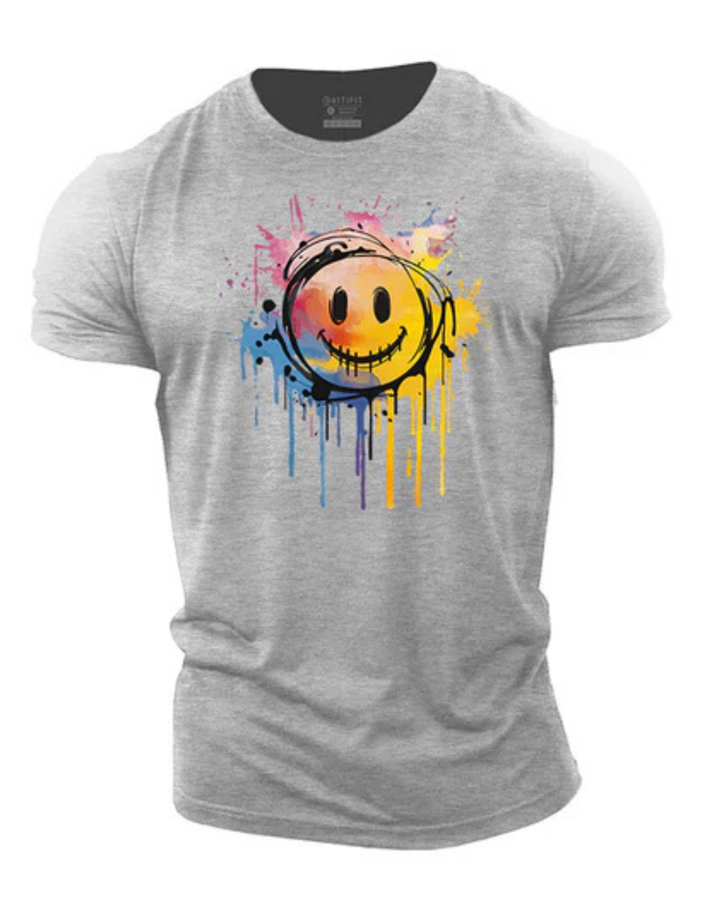 Men’s Gleeful Expression Cotton T-Shirt