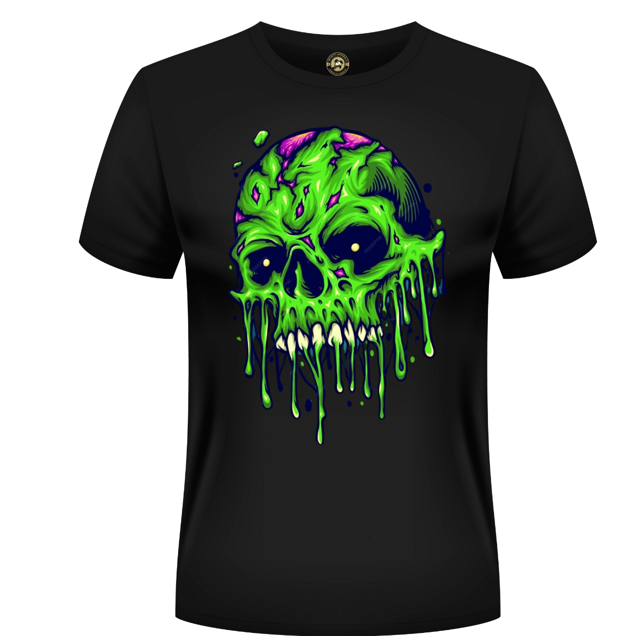 Men’s Cotton T-Shirt-Casual, Comfortable-Skeleton