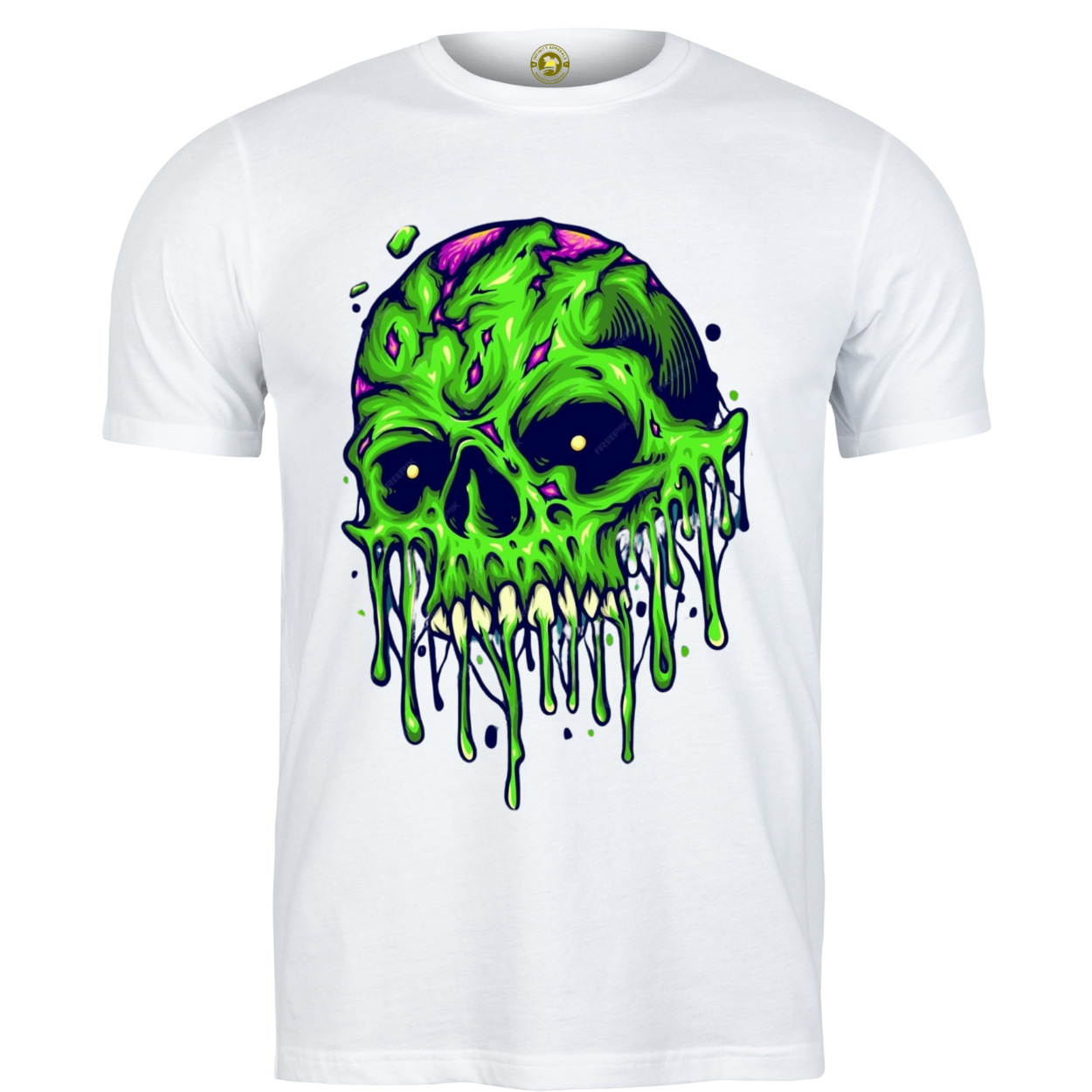 Men’s Cotton T-Shirt-Casual, Comfortable-Skeleton