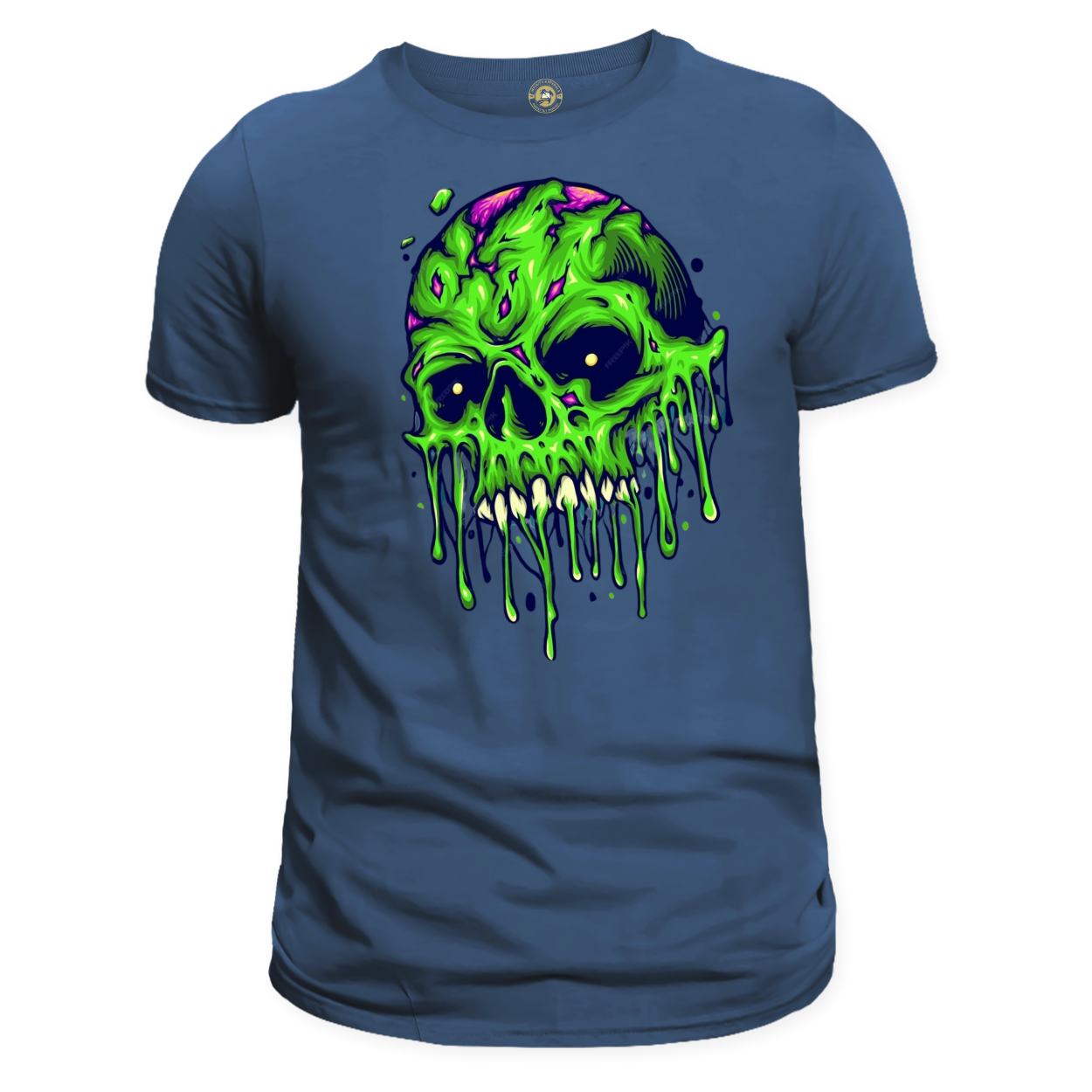 Men’s Cotton T-Shirt-Casual, Comfortable-Skeleton
