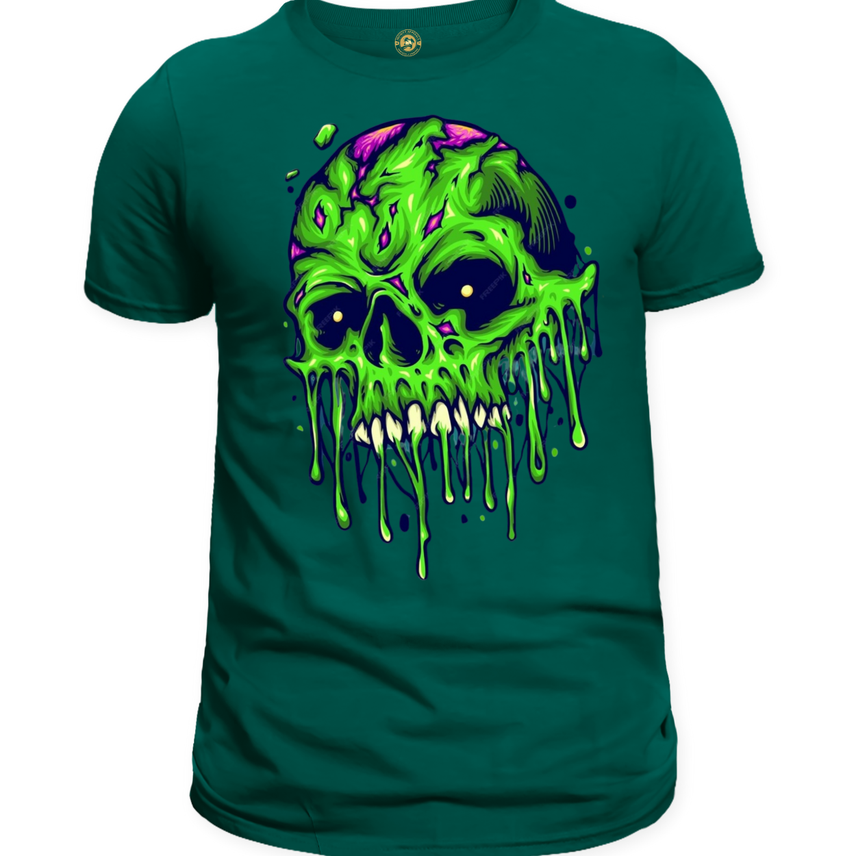 Men’s Cotton T-Shirt-Casual, Comfortable-Skeleton