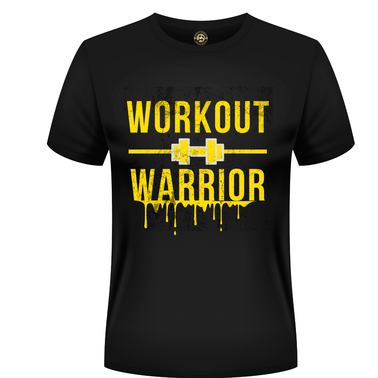 Man`s T-Shirt Relaxed Fit Heavyweight 100% Cotton-WORKOUT