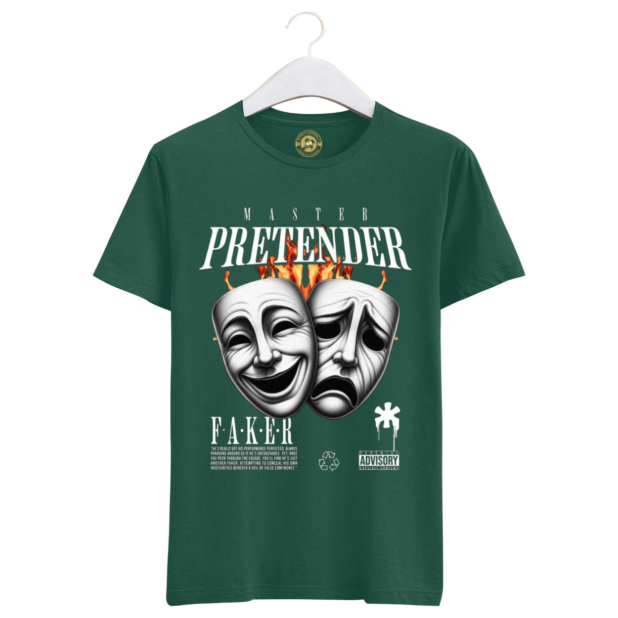 T-Shirt Relaxed Fit Heavyweight 100% Cotton-PRETENDER