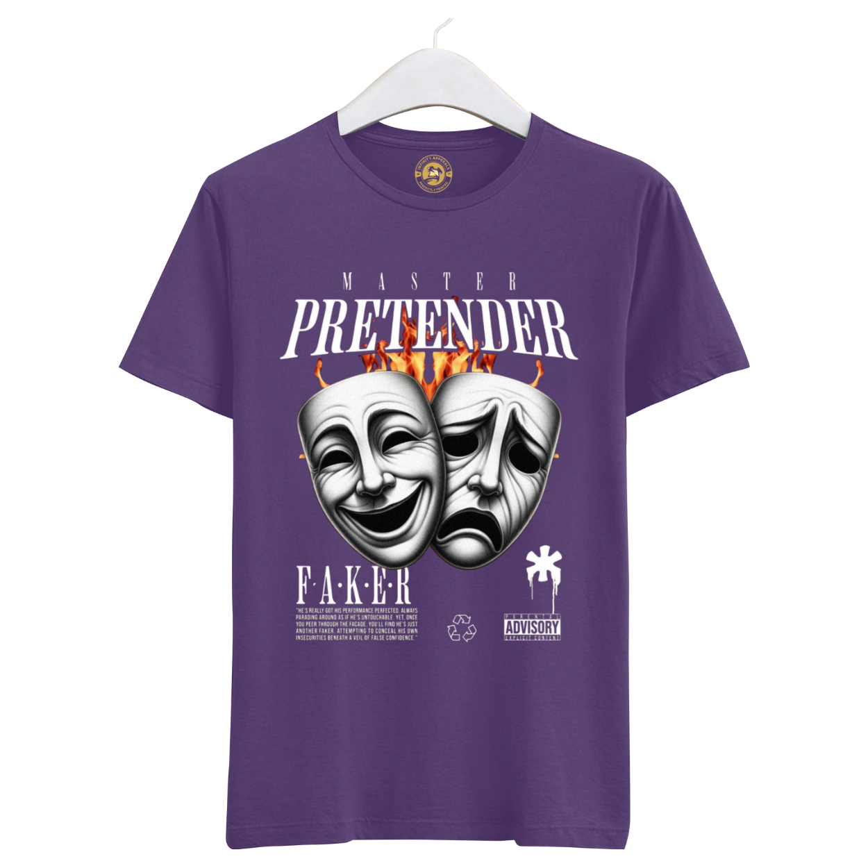 T-Shirt Relaxed Fit Heavyweight 100% Cotton-PRETENDER