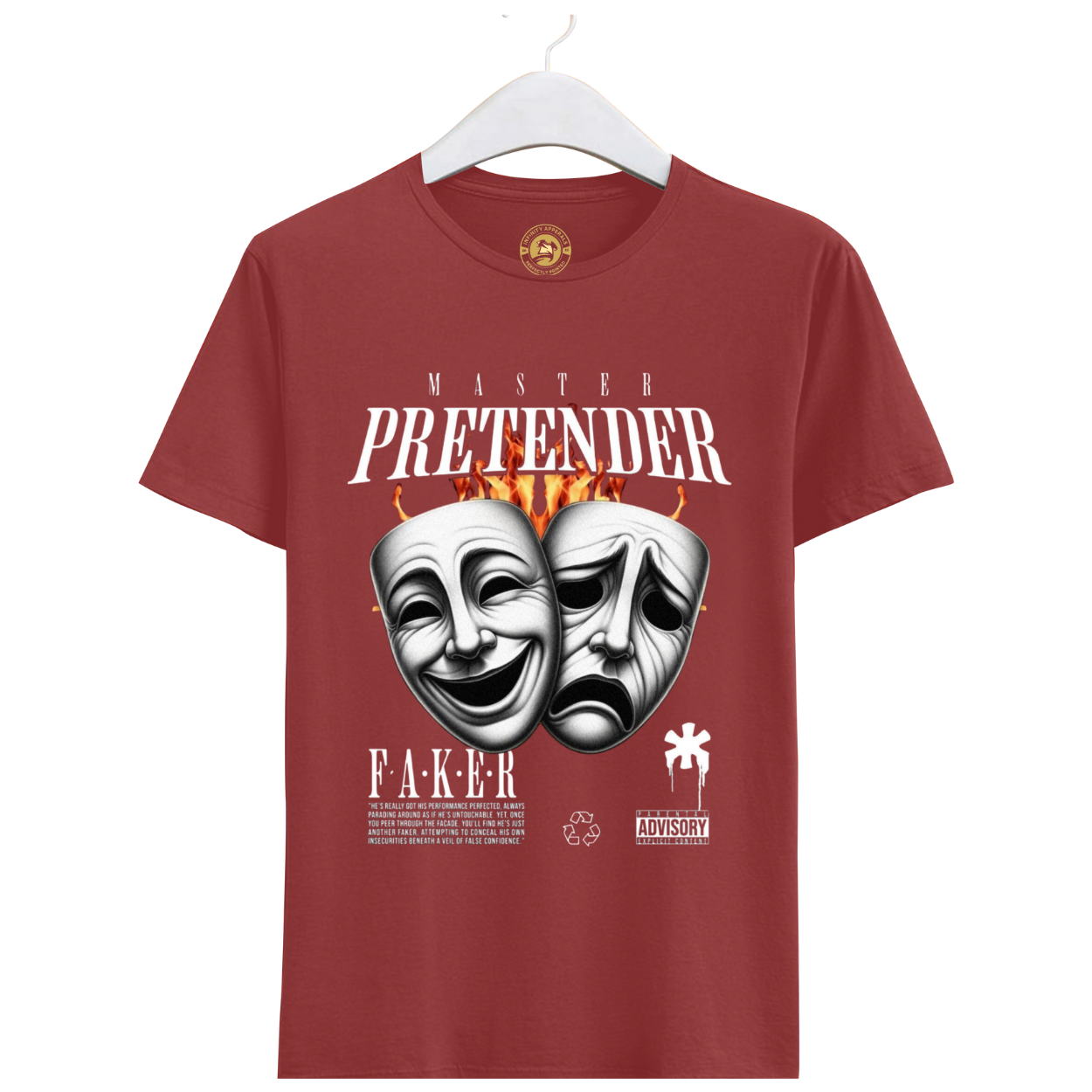 T-Shirt Relaxed Fit Heavyweight 100% Cotton-PRETENDER