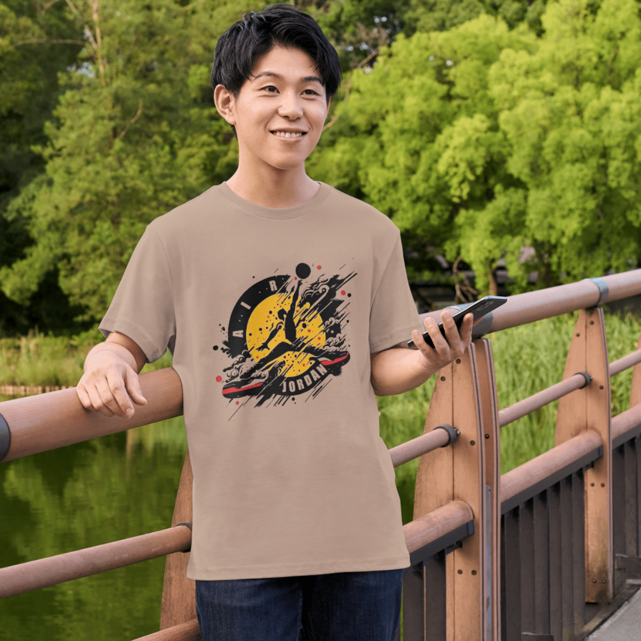 Men’s Cotton T-Shirt – Casual and Comfortable – AIR JORDAN