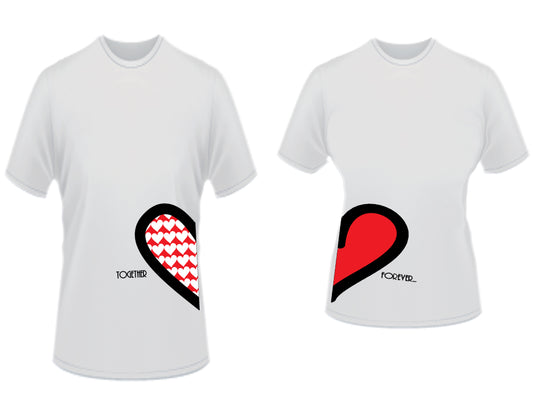 COUPLE FOREVER - 100% Cotton T-Shirt-Premium