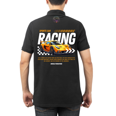 Men’s Casual Racing Car Graphic Tee Racing