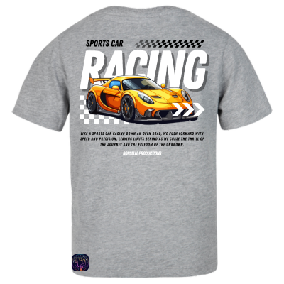 Men’s Casual Racing Car Graphic Tee Racing