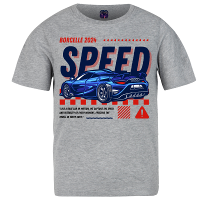 Men’s Casual Racing Car Graphic Tee – Speed
