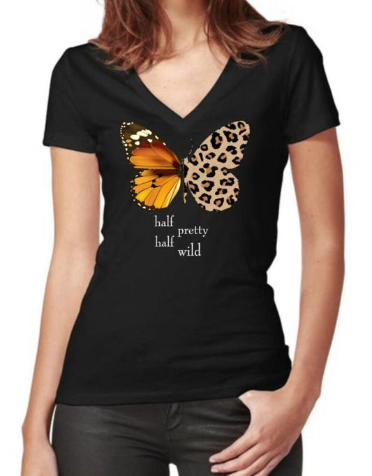 Half Pretty Half Wild Premium T-SHIRT